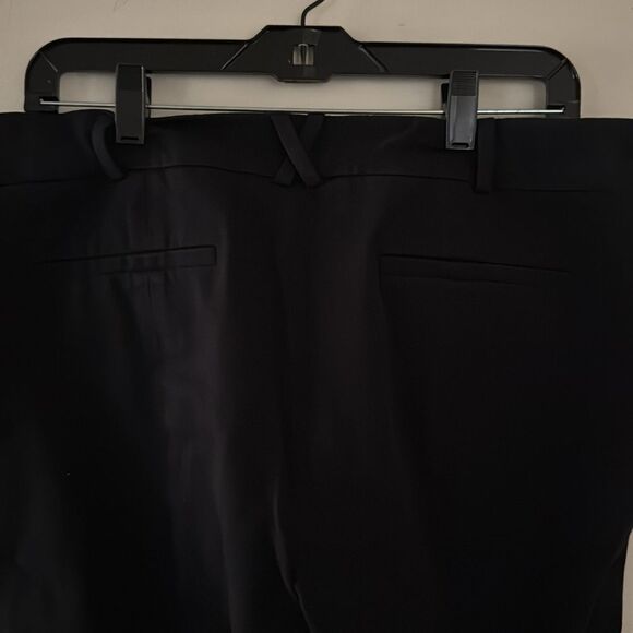 Anthropologie the essential slim black cropped/ankle pants size 14 - Picture 4 of 5